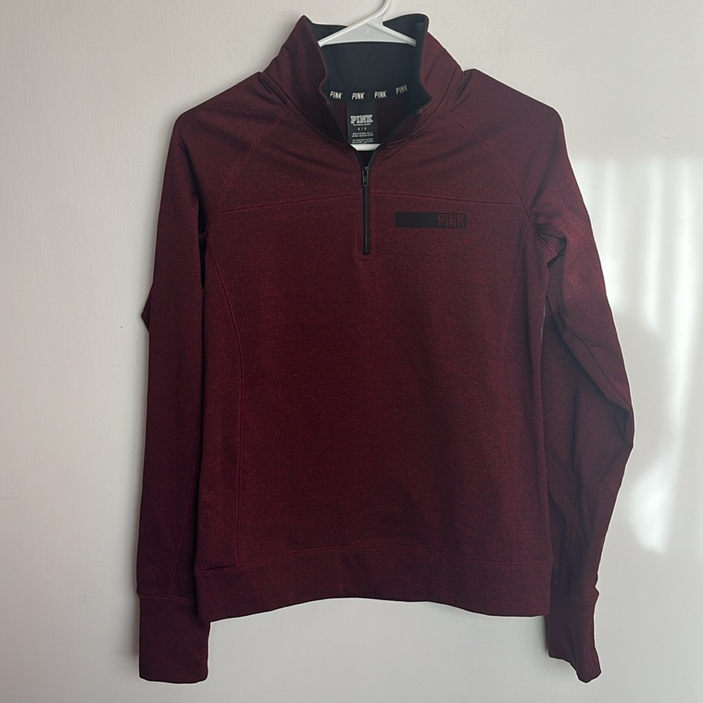 Victoria’s Secret Pink Quarter Zip Sz Small